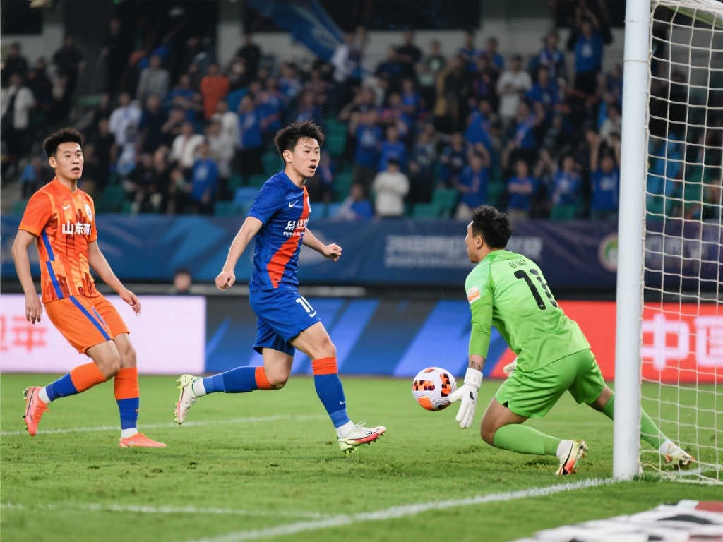 【中超】高天意替补破门王大雷神扑救险 泰山惜败0比1申花
